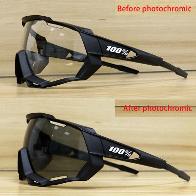 แว่นตา UV400สำหรับแข่งรถ100% โฟโตโครมิคการขี่จักรยาน S1แว่นกันแดดกีฬาผู้ชายผู้หญิงแว่นตาจักรยานเสือภูเขาใช้แว่นกันแดดแฟชั่นสำหรับตกปลา