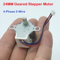 【YF】✣●  DC5V 24mm Stepper Motor 4-phase 5-wire 24BYJ Geared Large Torque Long-line for Toilet Accessories