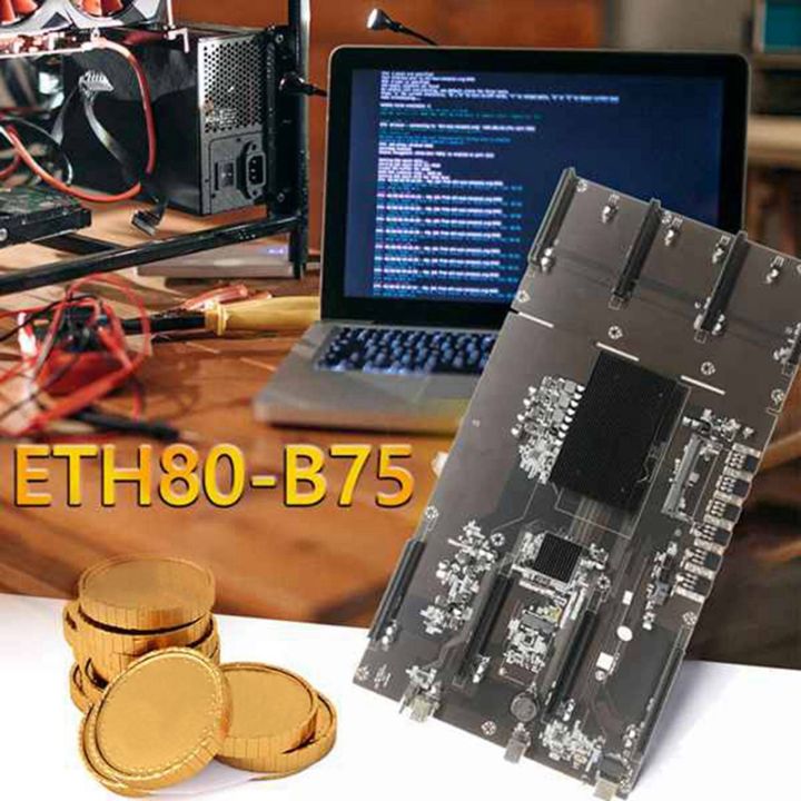 eth80-b75-btc-mining-motherboard-g1610-cpu-cooling-fan-8xpcie-16x-lga1155-support-1660-2070-3090-graphics-card