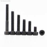 ☄▩♟ Hexagon Hex Socket Cup Head Screw M1.6 M2 M2.5 M3 M4 M5 M6 M8 M10 Black 12.9 Grade Carbon Steel Allen Bolts DIN912