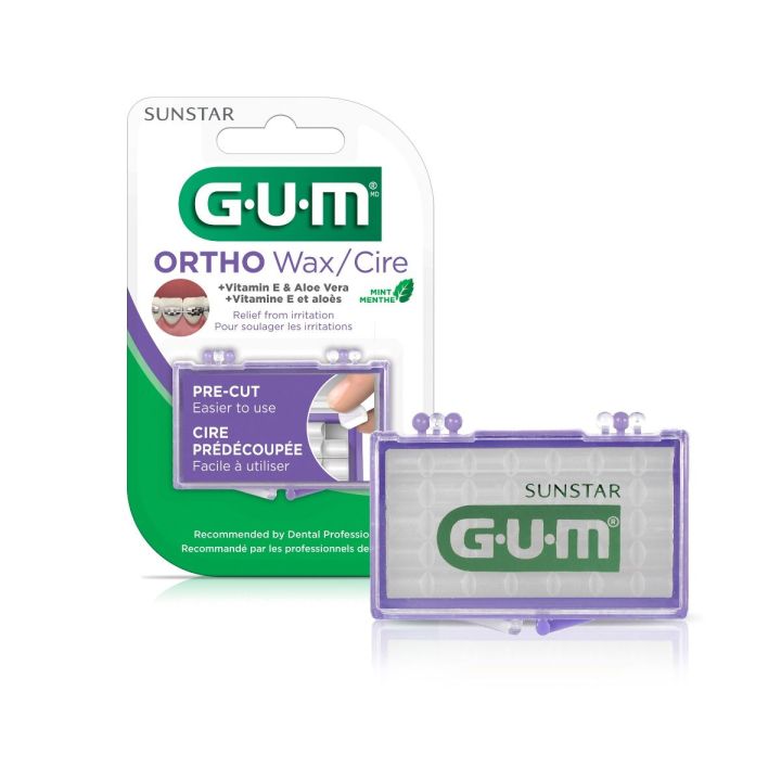 sunstar-gum-orthodontic-wax-724-ช่วยลดความเจ็บปวด-และการระคายเคืองจากอุปกรณ์จัดฟัน