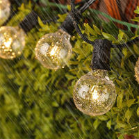 25FT Patio String Light คริสต์มาส G40 Globe Festoon หลอดไฟ Fairy String Light Garden Garland กลางแจ้งงานแต่งงานตกแต่ง