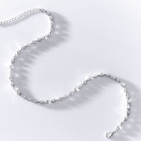 SWAN - Fancy Shape Necklace สร้อยคอเงินแท้ สร้อยเพชรรอบ เพชรทรงแฟนซี ฝังเพชรคิวบิกเซอร์โคเนีย cubic zirconia