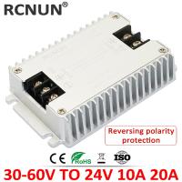 RCNUN ดีไซน์ใหม่10A 36V 48V ถึง24V 20A DC-DC ตัวแปลงไฟฟ้า Step Down 30-60 Volt เป็น12 Volt ควบคุมแรงดันไฟฟ้า Buck