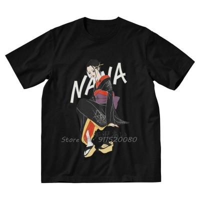 Funny Nana Osaki T Shirts Men Short Sleeve Cotton Graphic T-Shirts Japanese Harajuku Anime Manga Tee Fashion Tshirts Gift