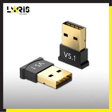 Jual USB Dongle Bluetooth Receiver V5.0 Chipset CSR8510 Gold
