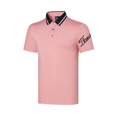 Golf clothing male summer short-sleeved T-shirt golf sports jersey outdoor sports sunscreen breathable Polo shirt TaylorMade1 W.ANGLE Master Bunny DESCENNTE Titleist PING1 Mizuno G4□☂