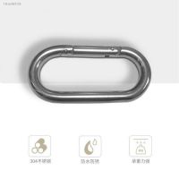 ▩ HQ OS01 OVAL SHAPE 304 Stainless Steel Spring Snap Hook Carabiner Quick Link Lock Ring Hook M5-M10 2PCS/LOT