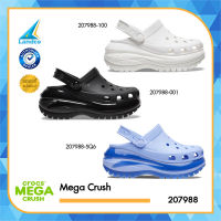 Crocs Collection รองเท้าแตะแบบสวม รองเท้าแตะแฟชั่น รองเท้าลำลอง รองเท้า UX Classic Mega Crush Clog 207988-001 / 207988-100 / 207988-5Q6 (3590)