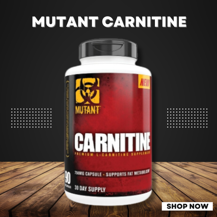 MUTANT CARNITINE Capsules Proven Levels of the Stabilized Form L
