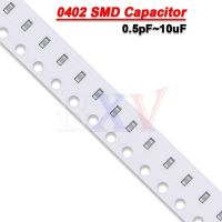 100PCS 0402 SMD Chip Multilayer Ceramic Capacitor 0.5pF - 10uF 10pF 100pF 1nF 10nF 15nF 100nF 0.1uF 1uF 2.2uF 4.7uF New Original WATTY Electronics