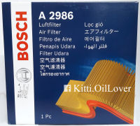 Bosch ไส้กรองอากาศ (A 2986) Mitsubishi Lancer 1.5/1.6 E-Car 1992-95, Lancer 1.5/1.6/1.8 CE II 1996-2000, Lancer 1.6/1.8 Cedia 2001-05, Lancer 1.6/2.0 2006-10, Lancer GLXI 1.5/1.6, Lancer CB4-5