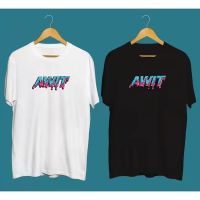 2023 NEWAwit เสื้อยืดไหล่ระย้าดีไซน์คอกลม (Unisex)