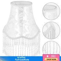 VORCOOL Fringe Lampshade Replacement Gorgeous Beade Fringe Lampshade สำหรับโคมไฟตั้งโต๊ะ E27