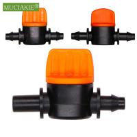 20 Pieces Drip Irrigation Micro Valve Irrigation Switch 4/7 Tubing Hose Barb Water Stop Connector Garden Supplies Accessories Watering Systems Garden