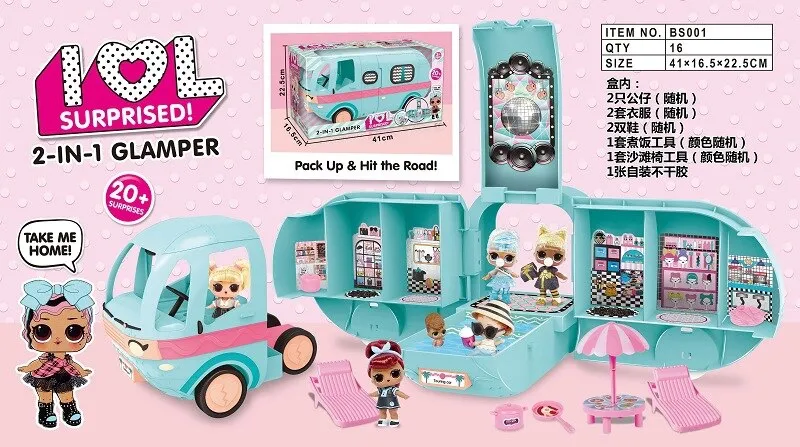 lol surprise doll bus