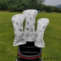 Lovely rabbit cartoon GOLF dry pole set of pole head cue case sets wooden cap set of GOLF