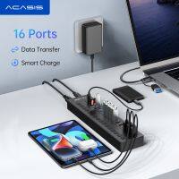 Acasis Type-C Hub USB Splitter 11/16 Ports USB C Hub With USB Adapter Steam Deck Dock For Laptop Desktop For Mouse Keyboard