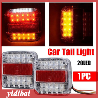 yidibai 1X ไฟถอยหลัง LED 20ดวงสำหรับรถพ่วงรถบรรทุกกันน้ำ