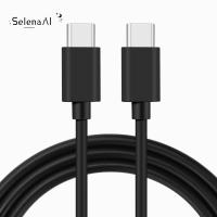 SELENAAL การส่งข้อมูล 1เมตร/1.5เมตร/2เมตร Pd 60W สาย USB C สายเคเบิลดิจิตอล สายซิงค์ ประเภท C เครื่องชาร์จชนิด C USB C เป็น USB C สายชาร์จ สายเคเบิลชนิด C สายชาร์จโทรศัพท์มือถือ สายดาต้า