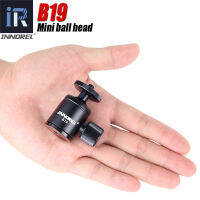 B19 Mini Ball Head สำหรับขาตั้งศัพท์มือถือสมาร์ทโฟนอลูมิเนียมอัลลอยด์หัวขาตั้งกล้องสำหรับ Selfie Stick น้ำหนักเบา Camera