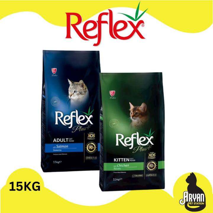 (15KG) Reflex Plus Cat Dry Food 15KG Lazada