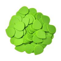 100pcs Extra Heavy 1.5mm Teardrop Waterdrop Delrin Jazz Guitar Picks Plectrums Green