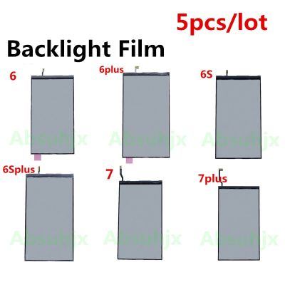 Absuhjx 5pcs BackLight Film สําหรับ iPhone 7 8 6S 6 Plus LCD Screen Display Touch Module Part Back Light Flex Cable