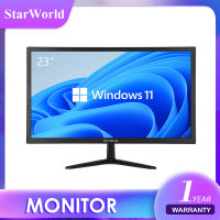 StarWorld LED monitor  จอมอนิเตอร์ 23”  Wide screen (จอคอมพิวเตอร์) IPS รับประกัน 1 ปี