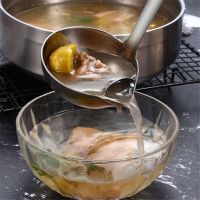 Stainless Soup Colander Steel Colander Spoon Kitchen Soup Gravy Oil Soup Fat Separator Ladles Skimmer Spoon Colanders Food Strainers