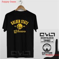 happy base New Golden State Warriors Basketball Nba T-shirt ผู้ชาย เสื้อยืดพิมพ์ลาย ดผ้าเด้ง คอกลม cotton ความนิยม sale