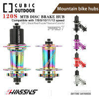 HASSNS ฮับ MTB PRO7 24หลุม6อุ้งเท้า3ฟัน32หลุมฮับเบามาก120บี๊บ4 Peilin HG เข้ากันได้กับ7/8/9/10/11/12ความเร็วสำหรับภูเขาดิสก์เบรคจักรยาน SHIMANO SRAM เทปคาสเซ็ต