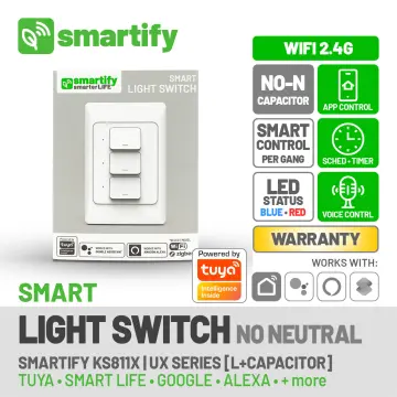 no capacitor no neutral smart switch