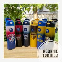 ขวดน้ำสแตนเลส เก็บความเย็น แบบกดหลอดเด้ง Smiggle Stainless Steel Drink Bottle With Flip Spout 520Ml เก็บเย็น ได้ 6 ชั่วโมง BPA Free