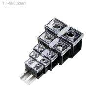 ♠☊ 1 Piece DIN Rail Terminal Block IN Type Junction Box 600V 20/30/50/60/90/130/240A Split High Current Brass Wire Connector