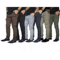 slack 6 pockets elastic 100 cotton ready stock