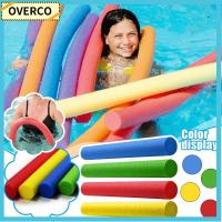 OVERCO ร้อนแรงมาก สำหรับเด็กๆ แท่งโฟมแท่ง สระว่ายน้ำในสระว่ายน้ำ เครื่องช่วยลอยก๋วยเตี๋ยว ยืดหยุ่นได้ แท่งโฟมลอย ไม้พยุงตัว