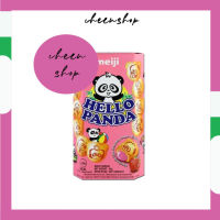 Hello Panda Strawberry เมจิเฮลโลแพนด้าบิสกิตสตรอเบอร์รี่ 50กรัม