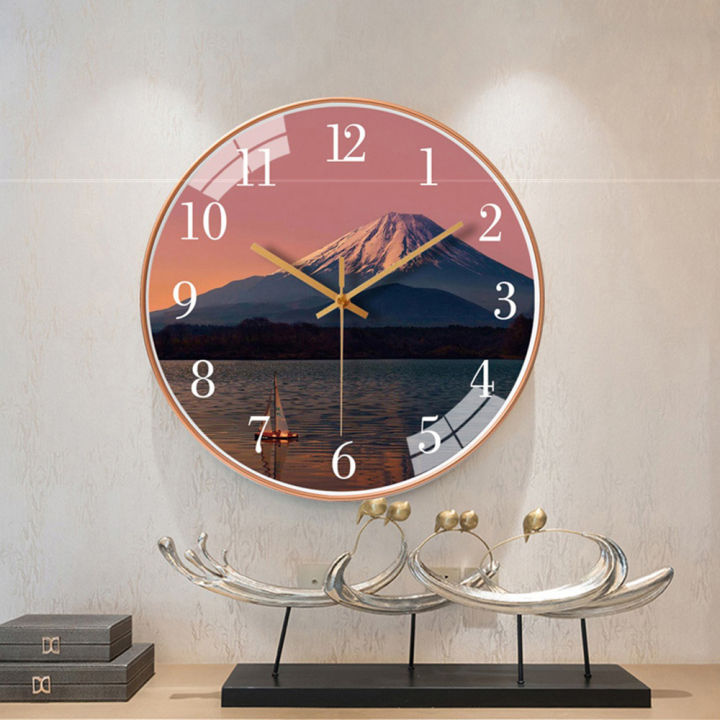 beusia-beusia-byssherer-10-25ซม-นาฬิกาแขวนผนังที่สร้างสรรค์ห้องนั่งเล่นนาฬิกาทรงกลมผลิตนาฬิกาควอทซ์เงียบที่ทันสมัยเรียบง่าย