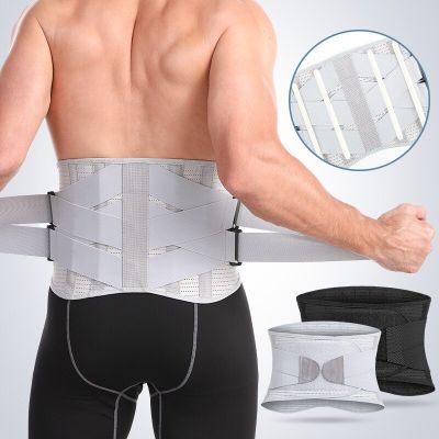 Medical Breathable Back Support Lumbar Brace Belt Orthopedic Lower Back Waist Support Corset Posture Corrector Pain Relief Belts