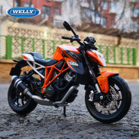 AWelly 1:18 KTM 1290 Super Duke R ล้อแม็กกีฬารถจักรยานยนต์รุ่นจำลอง D Iecast โลหะถนนแข่งรถจักรยานยนต์รุ่นเด็ก GiftM