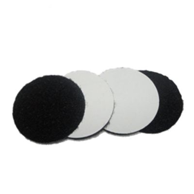 4PCS Felted Adhesive Earphone Pads for T-COMSC T-COMVB COLO FDCVB Microphone and Ear Speaker