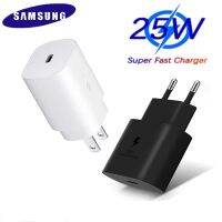 Original Samsung Galaxy A12 A13 A14 F12 F14 A90 S10 5G Super Fast Charger 25W USB C PD Wall Power Adapter For Galaxy Note 10+ 20