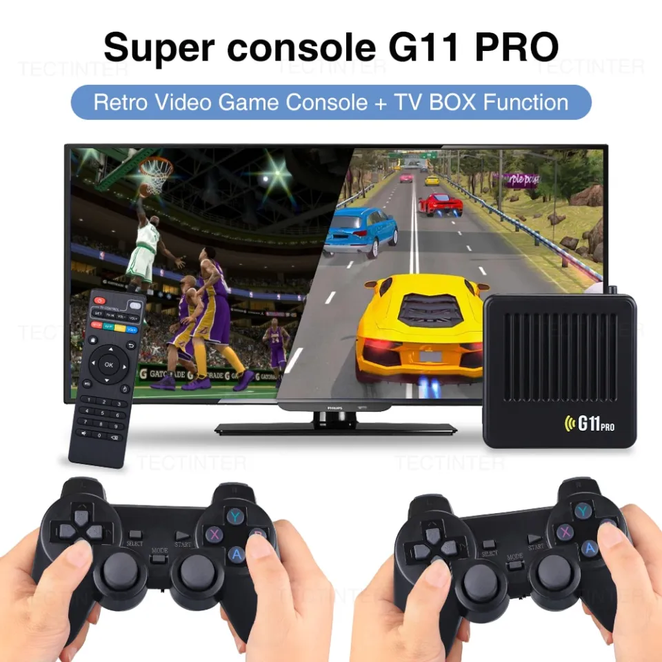 X8 Dual System Android Game Stick 4k Mini Video Game Console 64gb 10000  Free Games Support Wifi With Wireless Gamepads - Video Game Consoles -  AliExpress