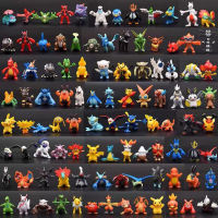 24-144Pcs Pokemon Anime Figure 2-3CM Not Repeating Action Figure Mini Pikachu Model Toys Kids Collect Doll Gift Send Pokémon Bag