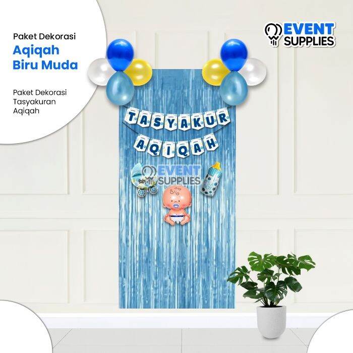 Paket Dekorasi Tasyakuran Aqiqah Baby Boy Girl Terlengkap Lazada