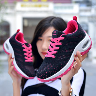 Phiên bản Hồng Kông của Giày nữ thể thao thông thường dành cho nữ, Giày đệm lưới, có thể mang trong mọi mùa, Lớp lót khô và thoáng khí, Đế cao su chống mài mòn, Giày mẹ trẻ trung năng động, Đệm chống trượt, Size lớn 35-42 thumbnail