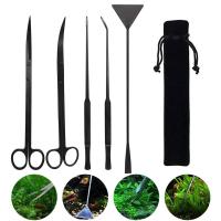 hot【cw】 Aquarium Tools 5 1 Aquatic Scissor Spatula Sets