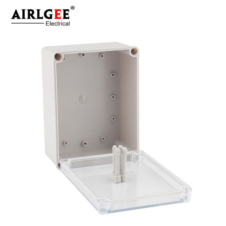 200-150-100มิลลิเมตรกลางแจ้งพลาสติกใสปกกันน้ำกล่องแยกสายเคเบิลกระจายกล่องควบคุมความปลอดภัยกล่องสายเคเบิล