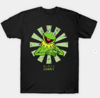 Kermit The Frog Retro Japanese T-Shirt Valentines Day gift